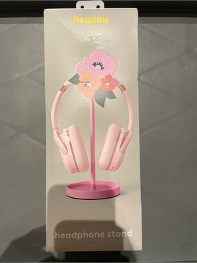 Heyday Headphone Stand Flower Pink New